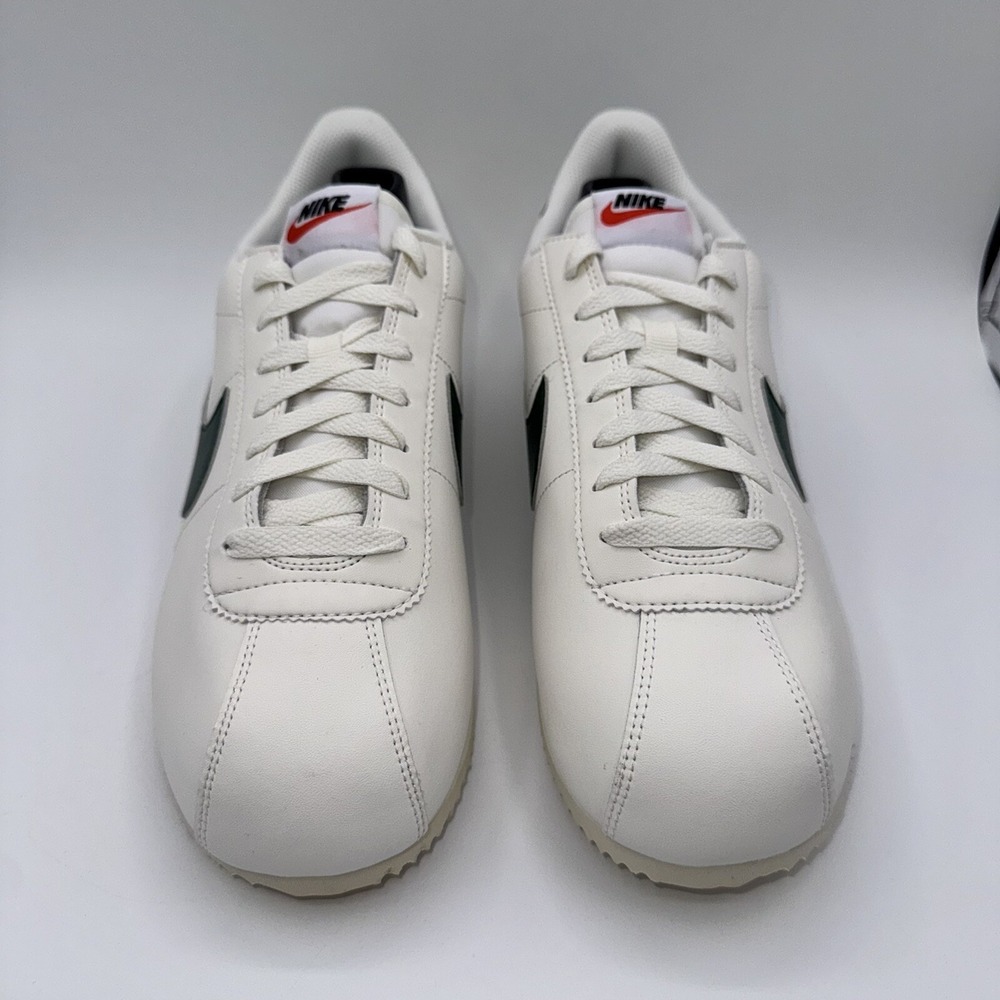 Nike Cortez Sneakers Men's Size 10.5 Women's Size 12 Gorge Green Leather White - Picture 10 of 14